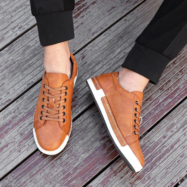 xiangtuibao  Large size 47 48 New Men's Quality Casual Leather Shoes Autumn Sneakers Mens Korean Sports Shoes Zapatillas Hombre