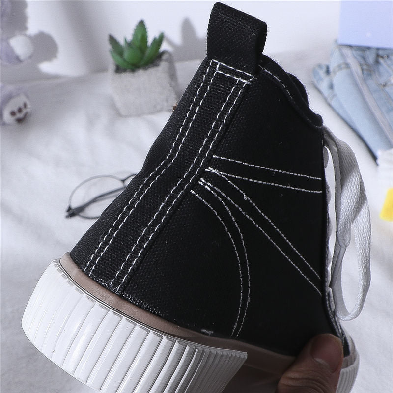 Women's Sneakers Kawaii Shoes Sports Vulcanized High Top Flats Casual Fashion Bear Spring Cute Harajuku Running