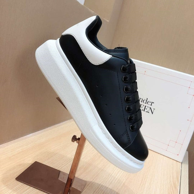 White Shoes Sneakers Designer Brand Luxury Women Platform Mcqueen Couple Shoes  for Men Chaussure Femme Zapatos De Mujer RB5