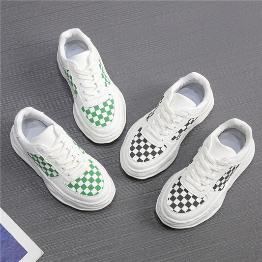 Fashion White Shoes Woman Sneakers Comfort Soft Leather Light Casual Flats Shallow Breathable Loafers Women Platform Shoes