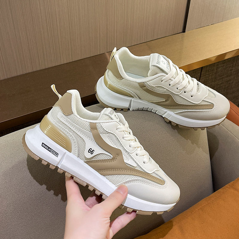 spring New Female Casual Shoes Breathable Light Woman Sneakers Women's Vulcanize Shoes Mixed Color Non-slip Soft Sole Shoes