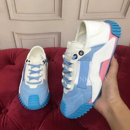 xiangtuibao   Casual Shoes Flat Thick Sole Women breathable mesh Lace Up Platform Sneakers Spring autumn Comfortable Walking tennis Shoes