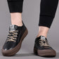 Spring Autumn Men Casual Lace-Up Sneakers Fashion Board Round Toe Comfy  Shoes Men's Outdoor Walking Thick Bottom Sneakers