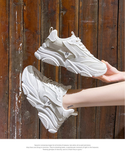 spring New Female Casual Shoes Breathable Light Woman Sneakers Women's Vulcanize Shoes Mixed Color Non-slip Soft Sole Shoes