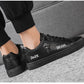 New Stylish Shiny Mens Casual Shoes Original Street Designer Skateboard Shoes Men Black White Mirror Sneakers Zapatillas Hombre