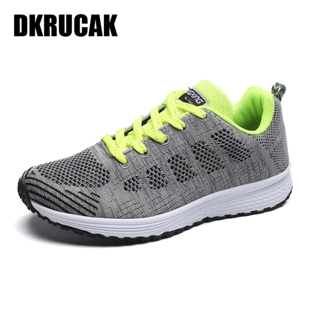 xiangtuibao   Mesh Women Sneakers Breathable Women Flat Shoes Lightweight Casual Shoes Ladies Lace-up Deportivas Mujer Chaussures Femme