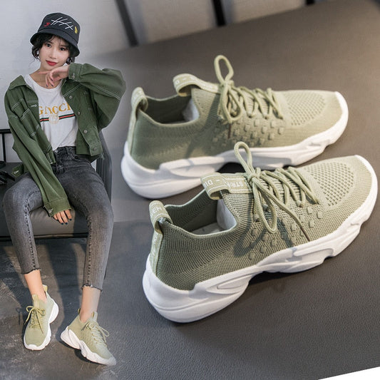 Women Fashion Shoes Color Casual Sport Sneakers Female Trend Casual Women's Vulcanize Shoes Comfortable Mesh Women's Shoes