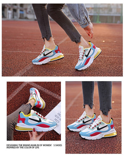 Spring New Style Women Shoes Students Daddy Shoes Sports Shoes Breathable Color Matching Women' Sneakers