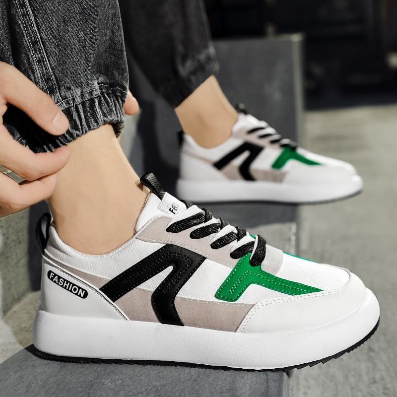 xiangtuibao Summer New Men Shoes Fasion Mixed Colors Casual Sneakers Comfortable Skateboarding Sneakers Men Wear-Resisting Flat Shoes