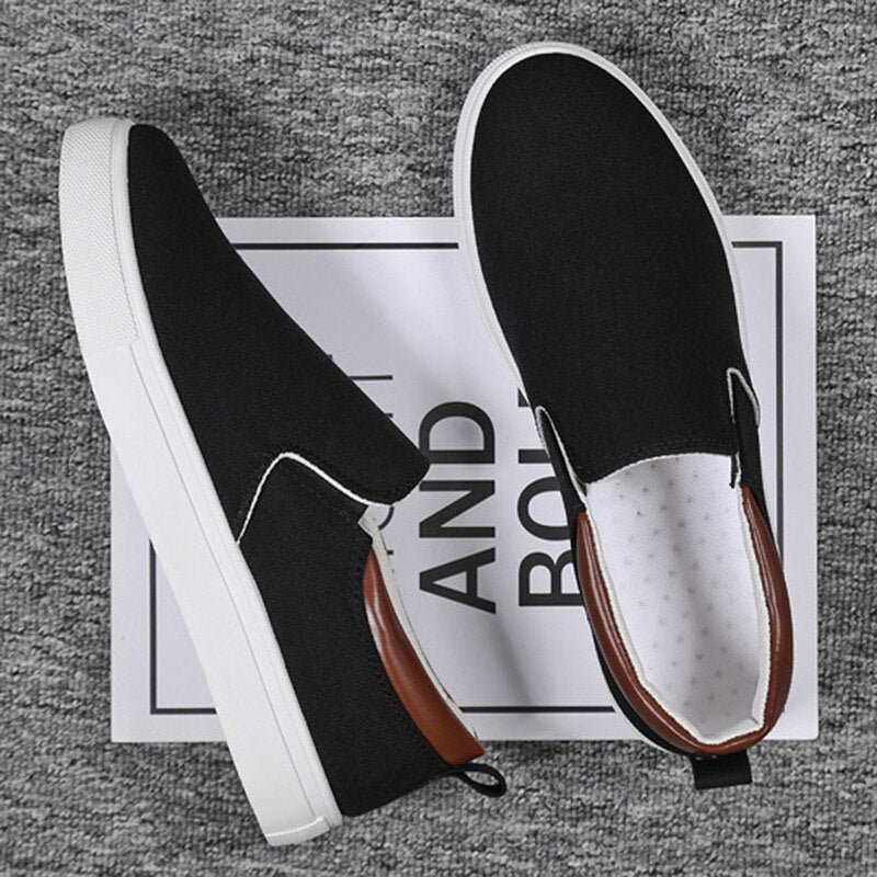 Loafers Men Spring New Casual Canvas Shoes Men Light Slip-on Sneakers Comfortable High-quality Flat Shoes Men Footwear ������������������