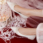 xiangtuibao Minority French Wedding Shoes Flat Bottomed  New Bride Shoes White Satin Wedding Dress Shoes Women's Flat Heel Shoe