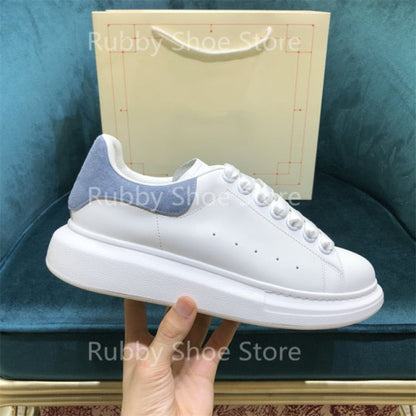 White Shoes Sneakers Designer Brand Luxury Women Platform Mcqueen Couple Shoes  for Men Chaussure Femme Zapatos De Mujer RB5