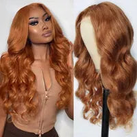 Ash Blonde Highlights 13x4 Lace Front Human Hair Wig for Women Black Roots Ombre Body Wave Synthetic Wig Pre Plucked