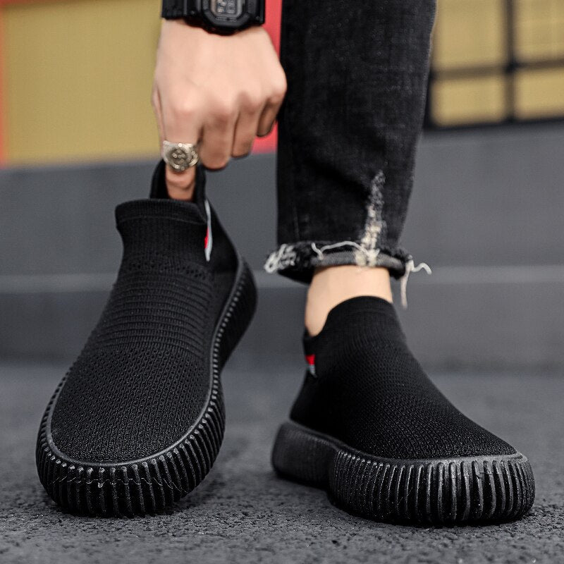 xiangtuibao Outdoor Flat Shoes Spring Casual Shoes Non-slip Walking Shoes for Mens Fashion Sneakers Classic Trendy Men's Shoes