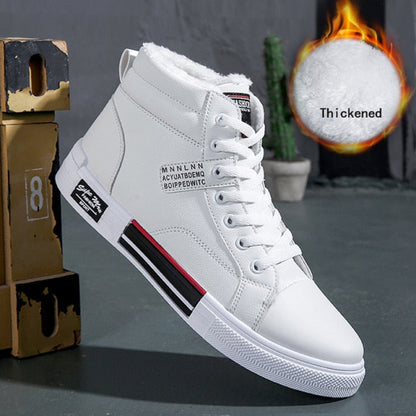 xiangtuibao  High Top Shoes Men Fashion Breathable Casual Shoes Daily White Shoes Classic Wear Resitant gym shoes Men Hip Hop Sneakers