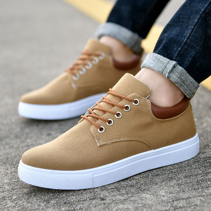 xiangtuibao   New Arrival Canvas Shoes Men Spring Summer Casual Canvas Shoes For Men Flats Men Shoes Driving Sneakers Men Shoes