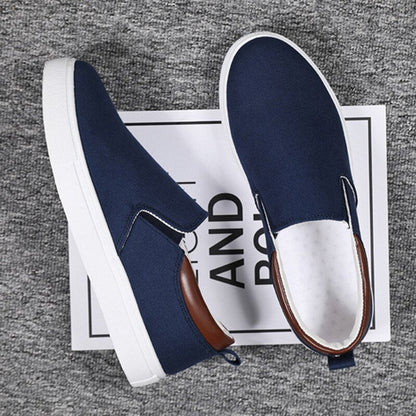 Loafers Men Spring New Casual Canvas Shoes Men Light Slip-on Sneakers Comfortable High-quality Flat Shoes Men Footwear ������������������