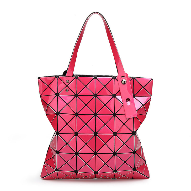 XIANGTUIBAO Geometric Diamond Pattern Bag Women's Bag  Summer New One-Shoulder Portable Japanese Style Trendy Bag Factory Direct Sales Foreign Trade Supply