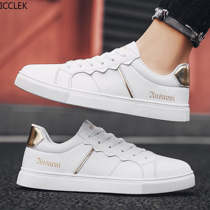 Men's Summer New Simple Fashion Casual Sneakers Korean Trend Small White Shoes Daily Student Sports Small White Shoes