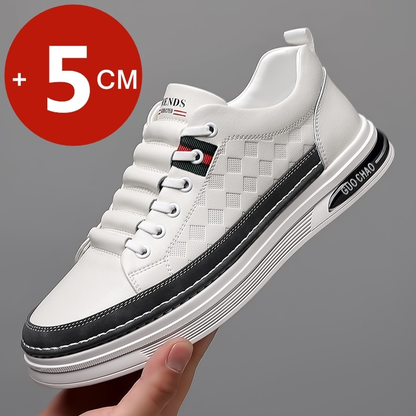 xiangtuibao Spring Summe Casual Sneakers for Men's High Quality Leather Slip-Ons Smart Scarpe Uomo Loafers Male Fashion White Board Shoes