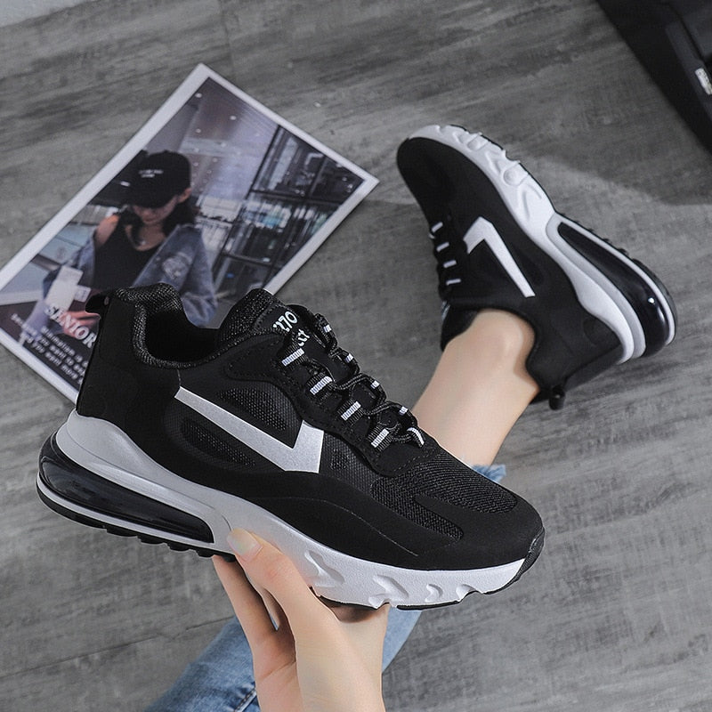Spring New Style Women Shoes Students Daddy Shoes Sports Shoes Breathable Color Matching Women' Sneakers