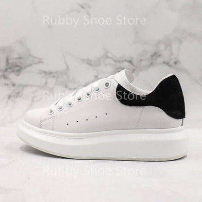 White Shoes Sneakers Designer Brand Luxury Women Platform Mcqueen Couple Shoes  for Men Chaussure Femme Zapatos De Mujer RB5