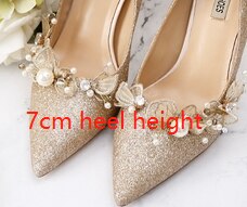 xiangtuibao Golden Bride Pumps Sequined Wedding Shoes Dress Bridal Annual Meeting Banquet Genuine Leather Date Party 9cm High Heels