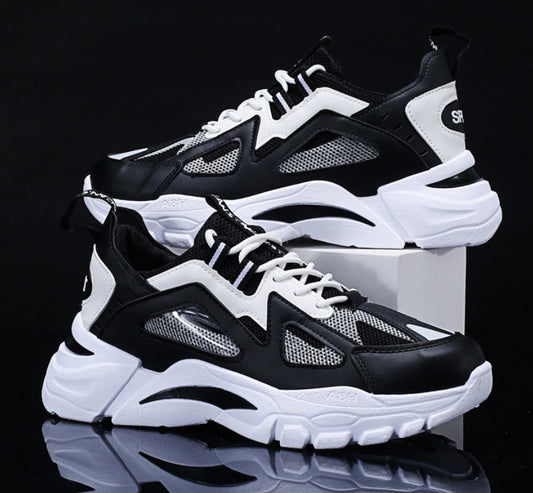 High Quality Hot Sale Men's Fashion Sneakers Non-Slip Thick Bottom Platform Casual Shoes Comfortable Outdoor Shoes