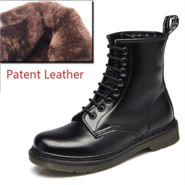 Men Boots  Spring Ankle Boots Shoes Winter Genuine Leather Shoes Man Punk Casual Riding Equestr Botas Hombre Plus Size 46