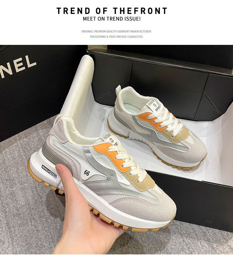 spring New Female Casual Shoes Breathable Light Woman Sneakers Women's Vulcanize Shoes Mixed Color Non-slip Soft Sole Shoes