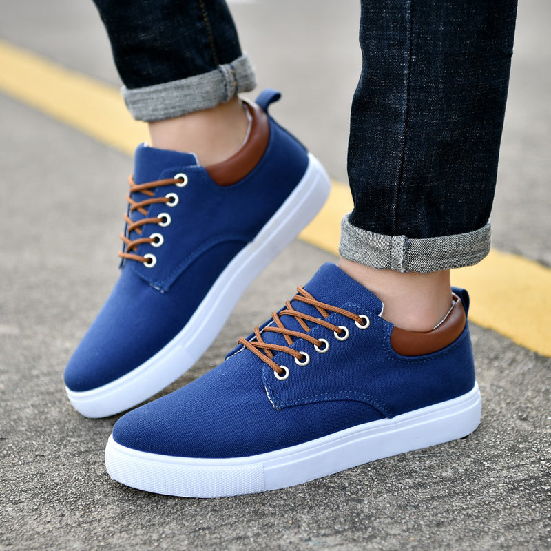 xiangtuibao   New Arrival Canvas Shoes Men Spring Summer Casual Canvas Shoes For Men Flats Men Shoes Driving Sneakers Men Shoes