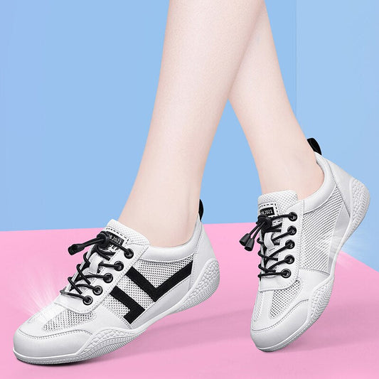 xiangtuibao Spring Autumn Sports Shoes Travel Soft-soled Casual Walking Driving Women's Outdoor Running Thick-soled Leisure Flats Retro Shoe