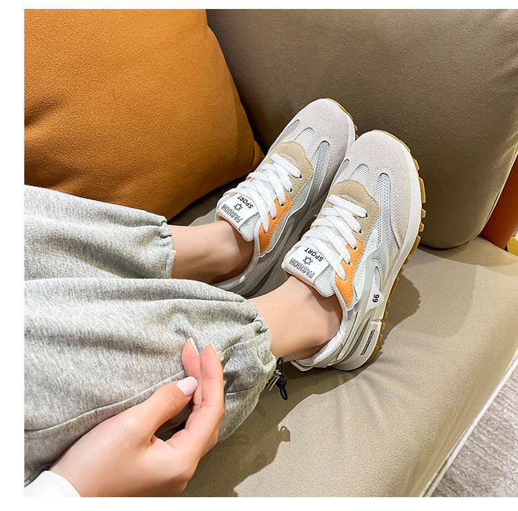 spring New Female Casual Shoes Breathable Light Woman Sneakers Women's Vulcanize Shoes Mixed Color Non-slip Soft Sole Shoes