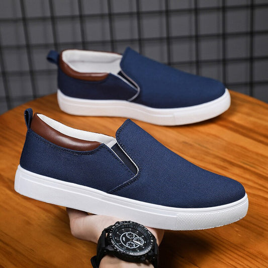 Loafers Men Spring New Casual Canvas Shoes Men Light Slip-on Sneakers Comfortable High-quality Flat Shoes Men Footwear ������������������