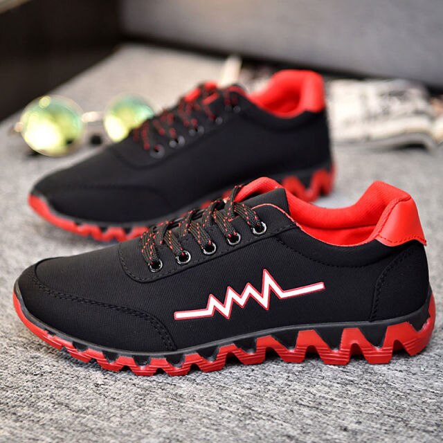 Men's Shoes Spring and Summer Sports Running Shoes Breathable Forrest Shoes Cloth Shoes Student Board Shoes Non-slip Shoes