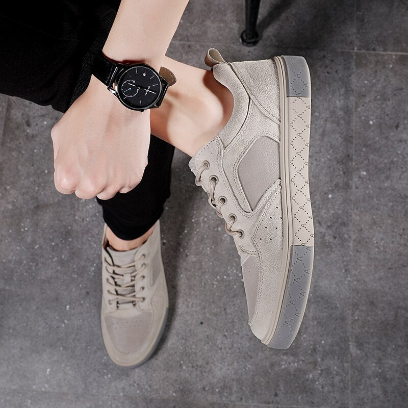 xiangtuibao Brand Genuine Leather Sneakers Men Classic Casual Luxury Shoes Man High Quality New Men's Breathable Shoes