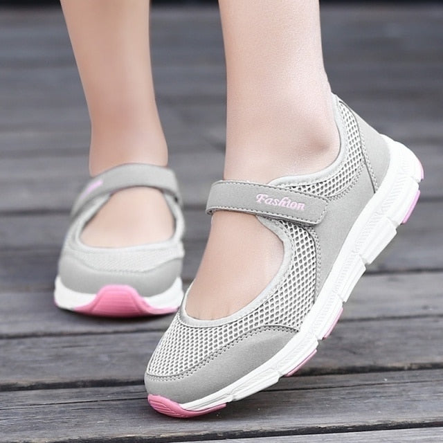 Fashion Women Sneakers Casual Shoes Female Mesh  Summer Shoes Breathable Trainers Ladies Basket Femme Tenis Feminino