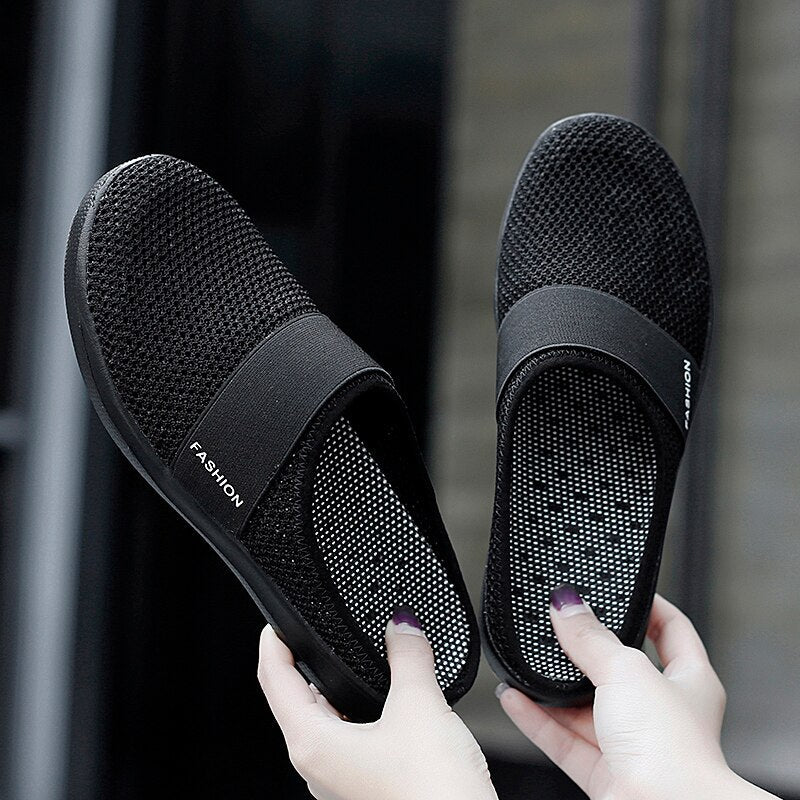 xiangtuibao  Women's Garden Clogs Shoes Casual Mesh Slip-On Mules Sneaker Comfort Breathable Walking Shoes Anti-Skid Lightweight Slippers