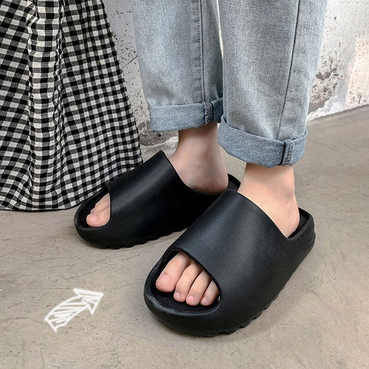 xiangtuibao  Hot Women House Slides Bathroom Slippers Soft Sole  Non-slip Men Slides Unisex Flip Flops Indoor Outdoor Platform Home Shoes