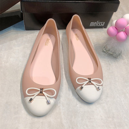 Hot  New Style Women Melissa Jelly Shoes Fashion Bowknot Princess Comfortable Shoes Ladies Summer Beach Sandals SM047