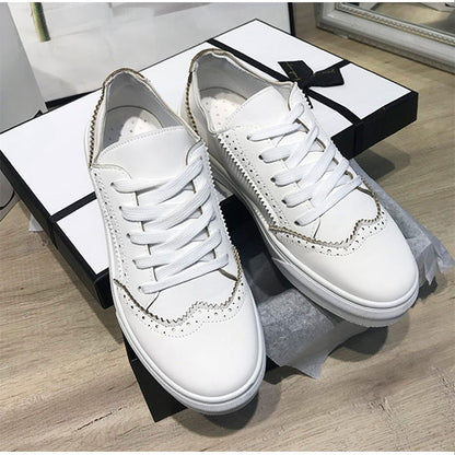 xiangtuibao  Women's Sneakers Lace Up Ladies Flat Shoes for Women  Autumn Vulcanized Shoes Comfort Fashion Woman Flats Shallow New