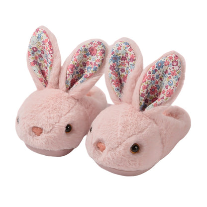 Baby Winter Slippers Children Boys Girls Cute Cartoon Rabbit Slipper Kids Indoor Fur Warm Shoes Child Home Floor Shoes