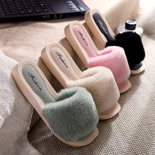 Women Slippers New Spring Summer Autumn Winter Home Plush Slippers Women Indoor Floor Flat Shoes Zapatos De Mujer Free Shipping