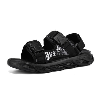 New Men's Breathable Sandals Simple Fashion Beach Shoes Comfortable Non-slip Water Shoes Open Toe Slippers Designer Slides