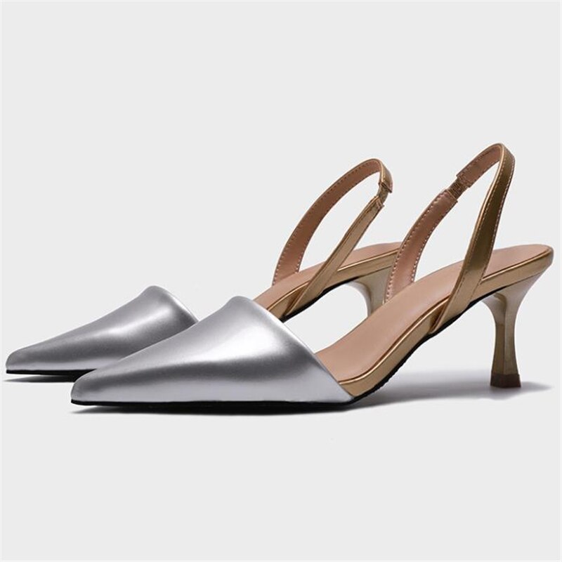 Brand Designer Spring Summer Fashion Women's Shoes High Heels Women Sandals Pointed Toe Ladies Pumps Sexy Stiletto Party Shoes