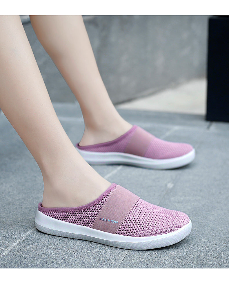 xiangtuibao  Women's Garden Clogs Shoes Casual Mesh Slip-On Mules Sneaker Comfort Breathable Walking Shoes Anti-Skid Lightweight Slippers