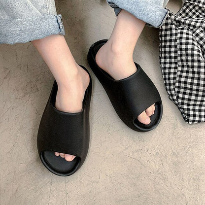 xiangtuibao  Hot Women House Slides Bathroom Slippers Soft Sole  Non-slip Men Slides Unisex Flip Flops Indoor Outdoor Platform Home Shoes