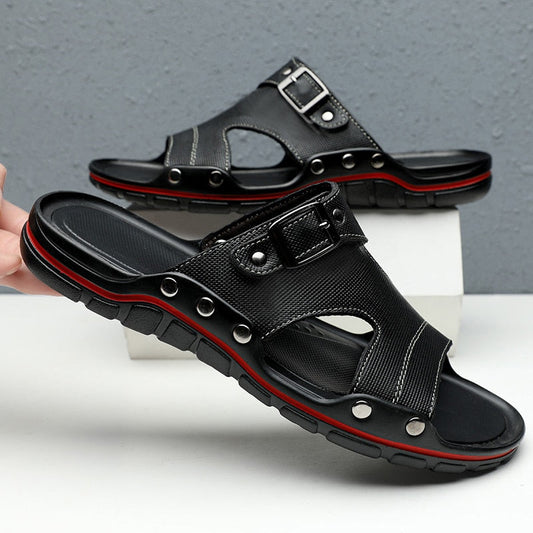 xiangtuibao  Brand Outdoor Indoor Slippers Men Luxury Men's Summer Shoes For Man New  Flip Flops Brand Flat Male Casual Light Beach Shoes