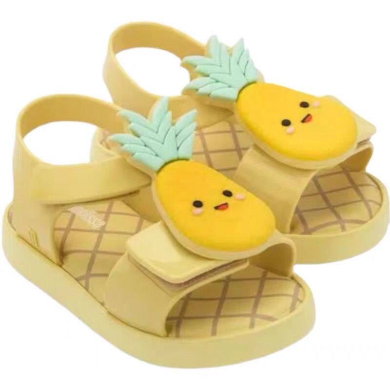 Newest Kids Summer Jelly Sandals Children Fashion Watermelon Straberry Pinapple Avocado jelly Princess Beach Shoes HMI042