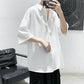 xiangtuibao Summer Solid Shirts For Men Clothing Korean Style Men Streetwear Shirt Short Sleeve Harajuku Mens Shirts Korean Clothes